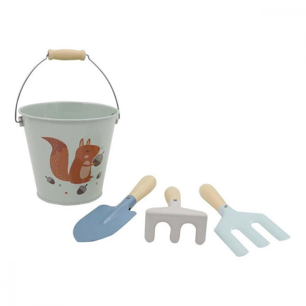 Set pentru gradinarit cu galetusa albastra - 3 | YEO