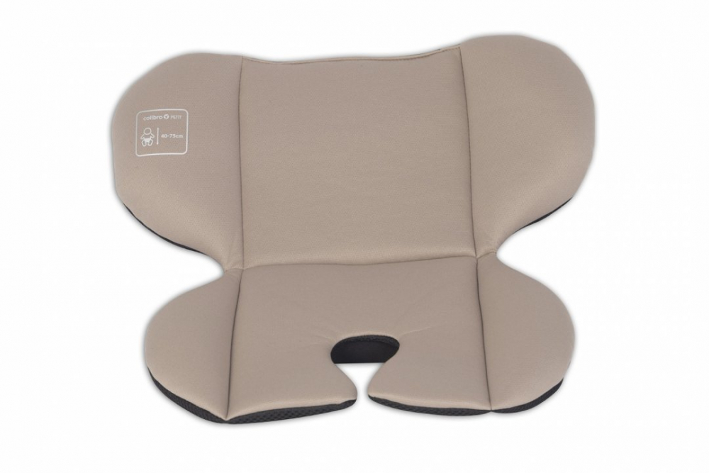 Set scoica auto si baza isofix, Colibro Petit Pro, pentru copii intre 40-87 cm sau 0-13 kg, i-Size, omologat R129, cu copertina si maner de transport ajustabil, Camel - 4