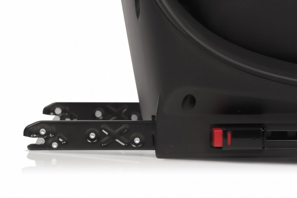 Set scoica auto si baza isofix, Colibro Petit Pro, pentru copii intre 40-87 cm sau 0-13 kg, i-Size, omologat R129, cu copertina si maner de transport ajustabil, Onyx - 2