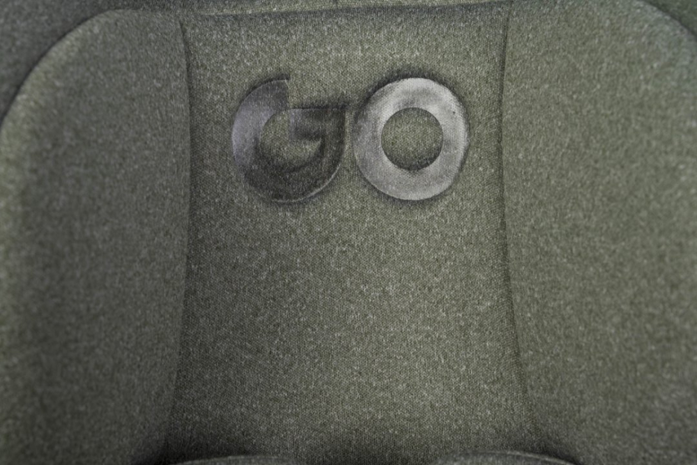 Set scoica auto si baza isofix rotativa EasyGo Buz Pro i-Size, omologat R129, cu tetiera reglabila in inaltime, copertina ajustabila, pentru copii intre 40-87 cm sau 0-13 kg, Greener - 2