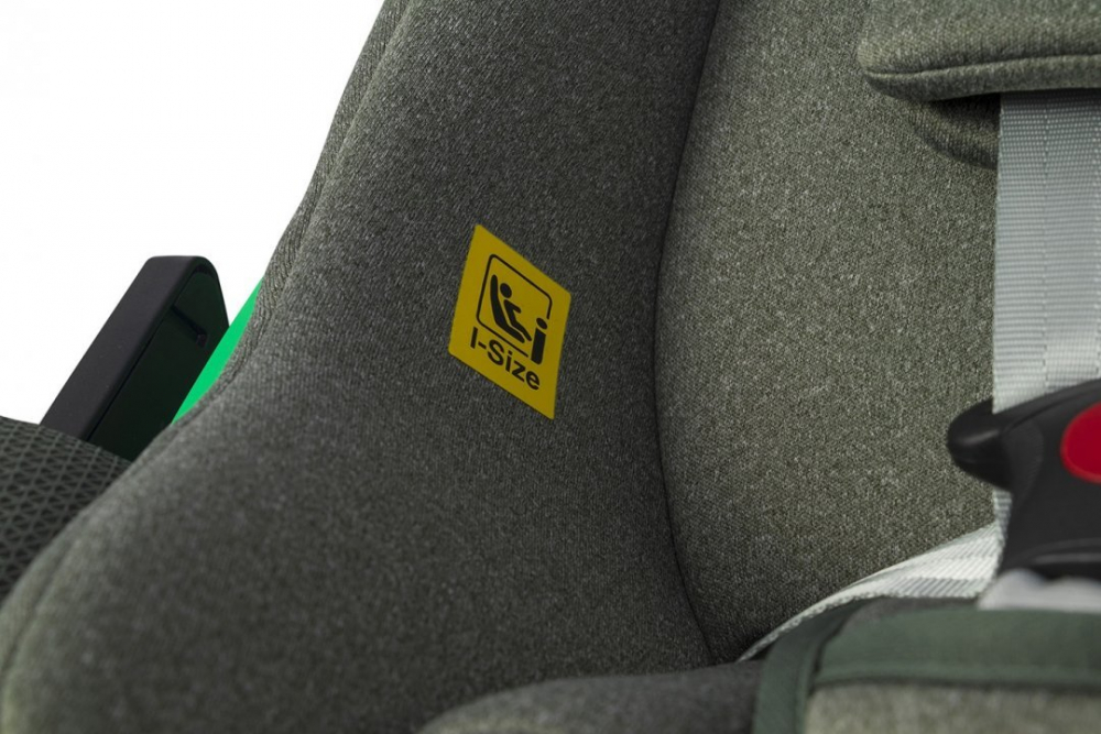 Set scoica auto si baza isofix rotativa EasyGo Buz Pro i-Size, omologat R129, cu tetiera reglabila in inaltime, copertina ajustabila, pentru copii intre 40-87 cm sau 0-13 kg, Greener - 3