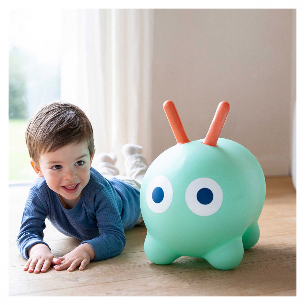 Prietenul gonflabil saltaret Skippi verde - 1 | YEO