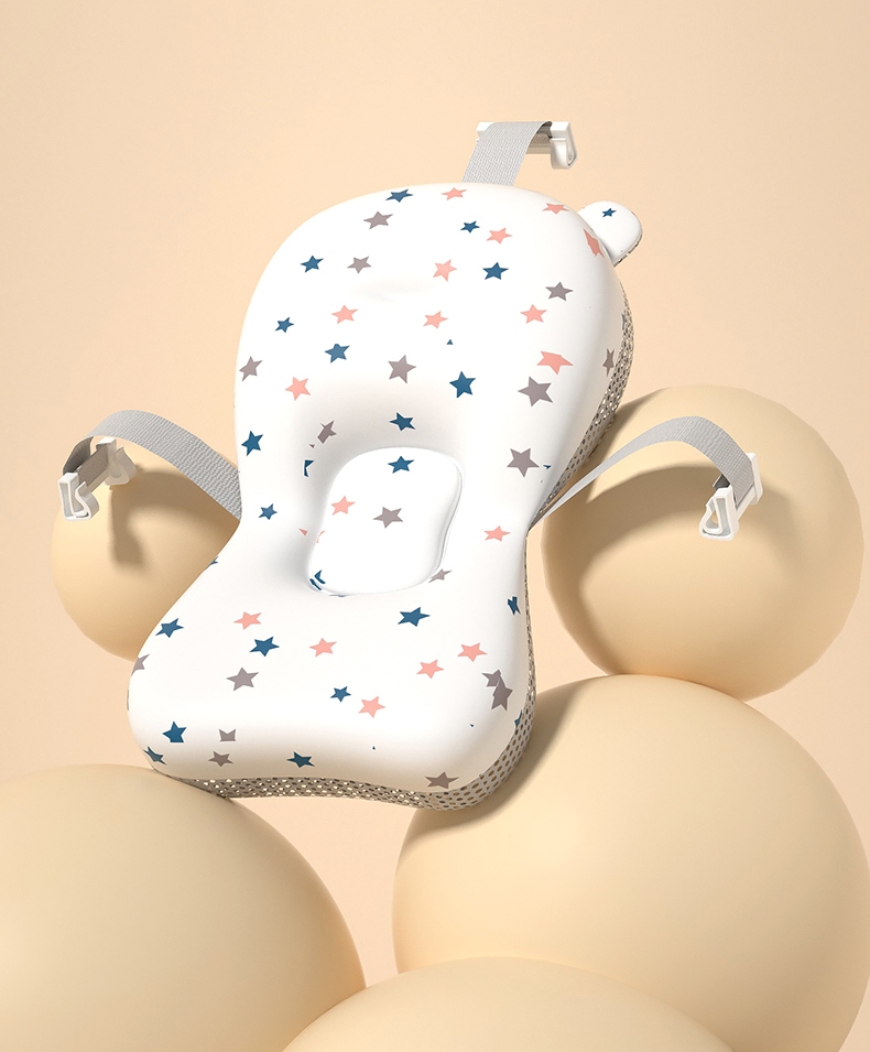 Suport textil pentru baie Beberoyal ergonomic, moale, sigur si confortabil