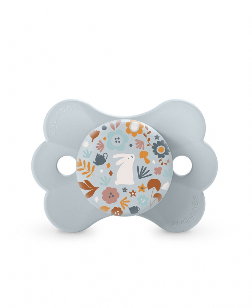 Suzeta fiziologica 0-6 luni, albastru, Wonderland Butterfly Suavinex