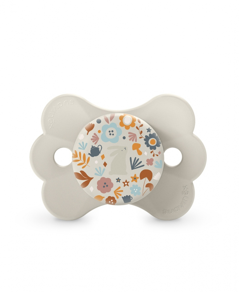 Suzeta fiziologica 0-6 luni, bej, Wonderland Butterfly Suavinex
