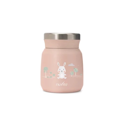 Termos din otel inoxidabil Nuvita English Rose pentru alimente lichide si solide 300 ml - 1 | YEO