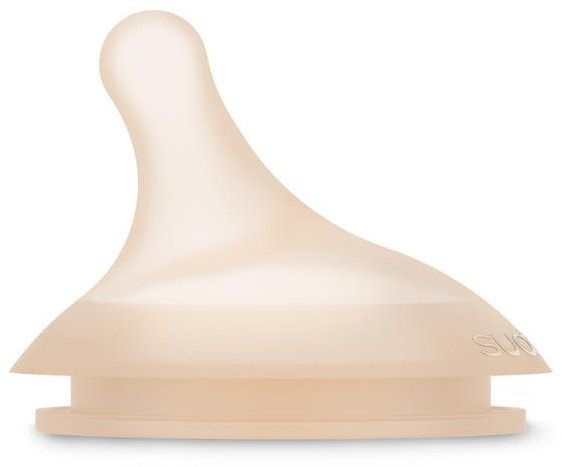 Tetina silicon anticolici, marime S, debit adaptiv, +0 luni, Zero, Suavinex, 2 buc - 1 | YEO