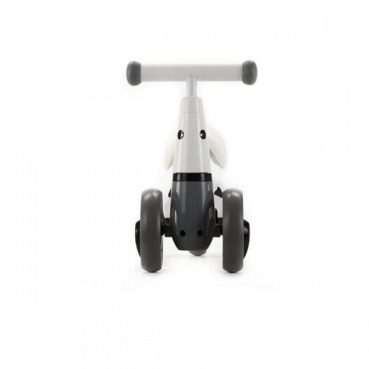 Tricicleta pentru copii, Adamex Animals, fara pedale, cu 3 roti, sistem de blocare a rotirii ghidonului, testata EN71, pentru interior  exterior, sezut moale, +12 luni, Cow - 1