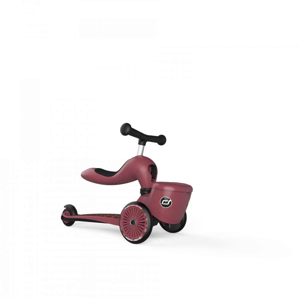Trotineta copii cu sezut, suport jucarie, transformabila 2 in 1, HighwayKick 1 Lifestyle Wildcat, 1-5 ani, pana la 50 kg, Scoot Ride - 2
