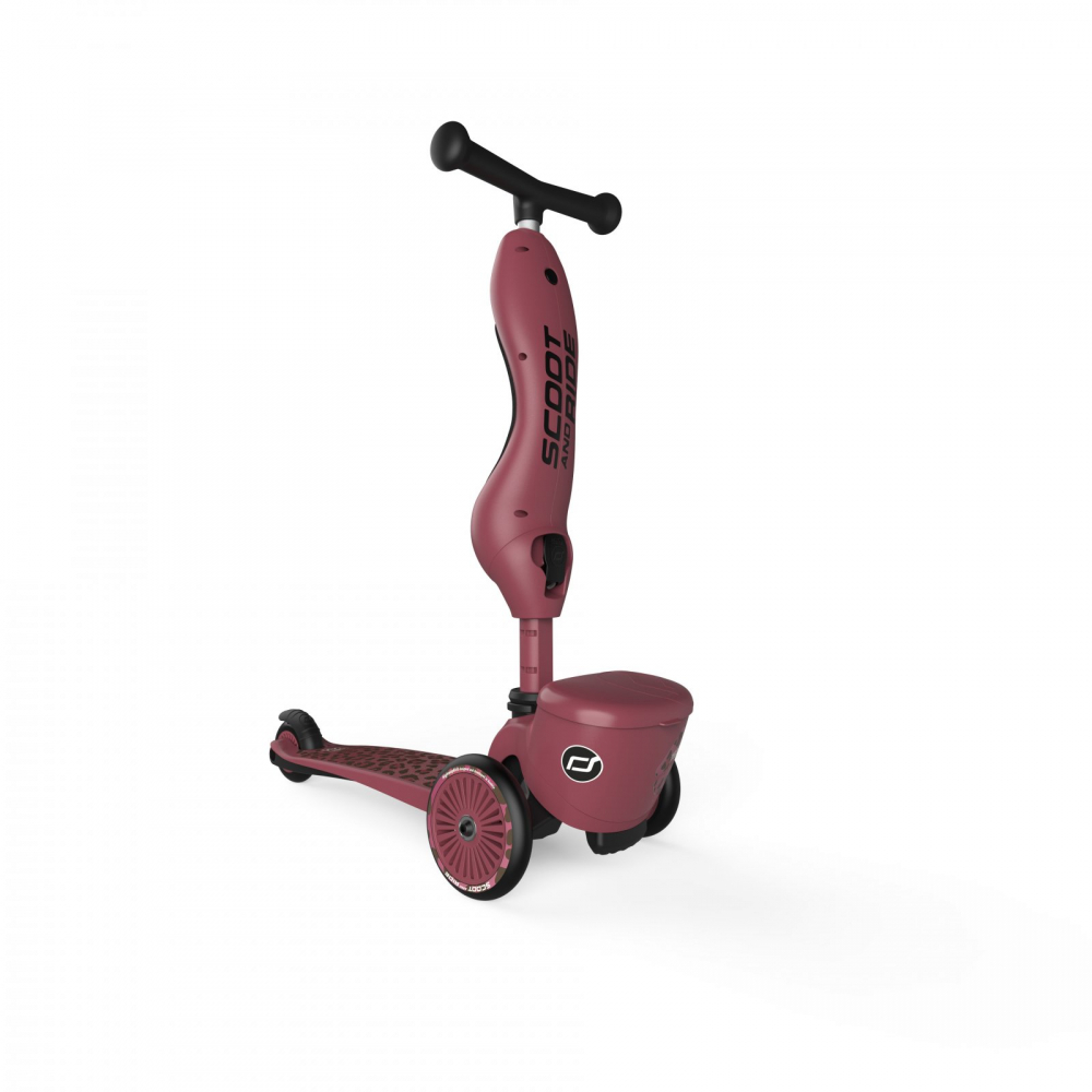 Trotineta copii cu sezut, suport jucarie, transformabila 2 in 1, HighwayKick 1 Lifestyle Wildcat, 1-5 ani, pana la 50 kg, Scoot Ride - 3