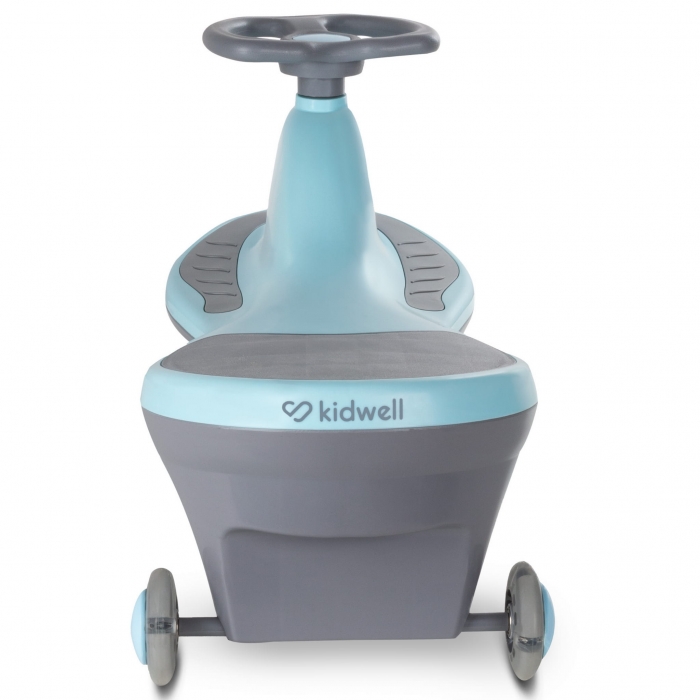 PlasmaCar gravitational Kidwell Rollo Albastru, roti LED, greutate admisa 100 kg, varsta 3 ani+ - 1