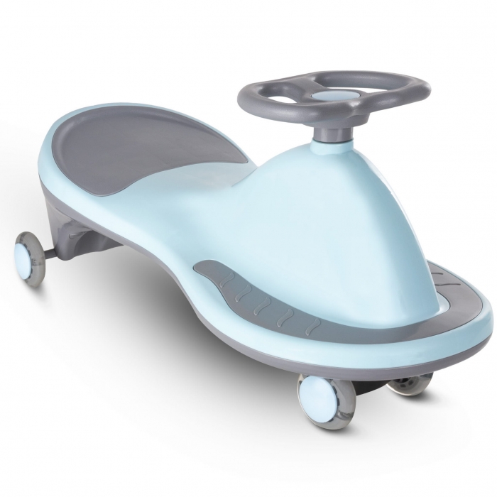 PlasmaCar gravitational Kidwell Rollo Albastru, roti LED, greutate admisa 100 kg, varsta 3 ani+ - 5