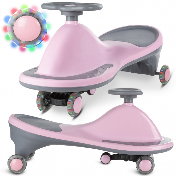 PlasmaCar gravitational Kidwell Rollo Roz, roti LED, greutate admisa 100 kg, varsta 3 ani+ - 10