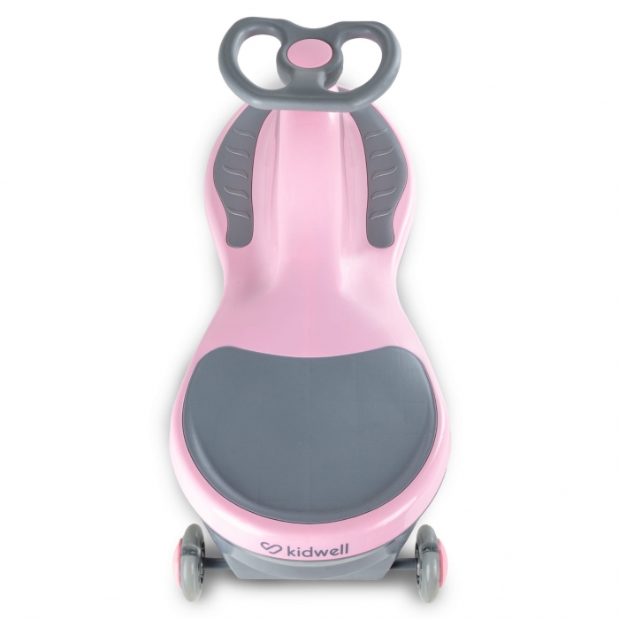 PlasmaCar gravitational Kidwell Rollo Roz, roti LED, greutate admisa 100 kg, varsta 3 ani+