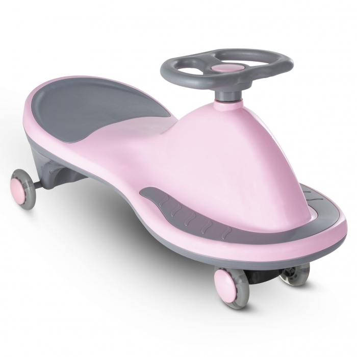 PlasmaCar gravitational Kidwell Rollo Roz, roti LED, greutate admisa 100 kg, varsta 3 ani+ - 6