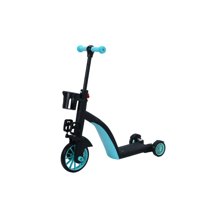 Trotineta multifunctionala 8in1 Doris Albastru tranformabila in tricicleta,bicicleta echilibru,trotineta,ghidon cu inaltime reglabila,usor de transformat,se adapteaza nevoile in crestere ale copilului,Sarcina admisa 50 kg - 3