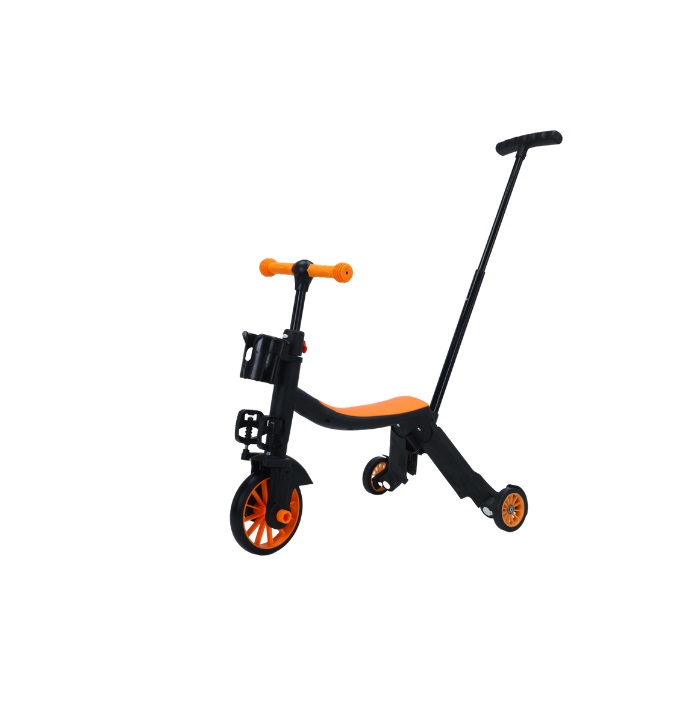 Trotineta multifunctionala 8in1 Doris Orange tranformabila in tricicleta,bicicleta echilibru,trotineta,ghidon cu inaltime reglabila,usor de transformat,se adapteaza nevoile in crestere ale copilului,Sarcina admisa 50 kg - 3