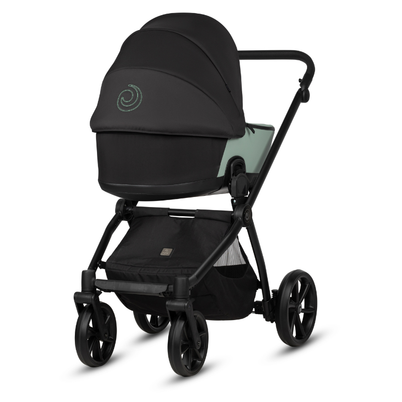 Carucior 2 in 1 Tutis Mio 3+ Sage 039 din piele, sezut reversibil, amortizoare duble, maner reglabil, accesorii incluse - 5