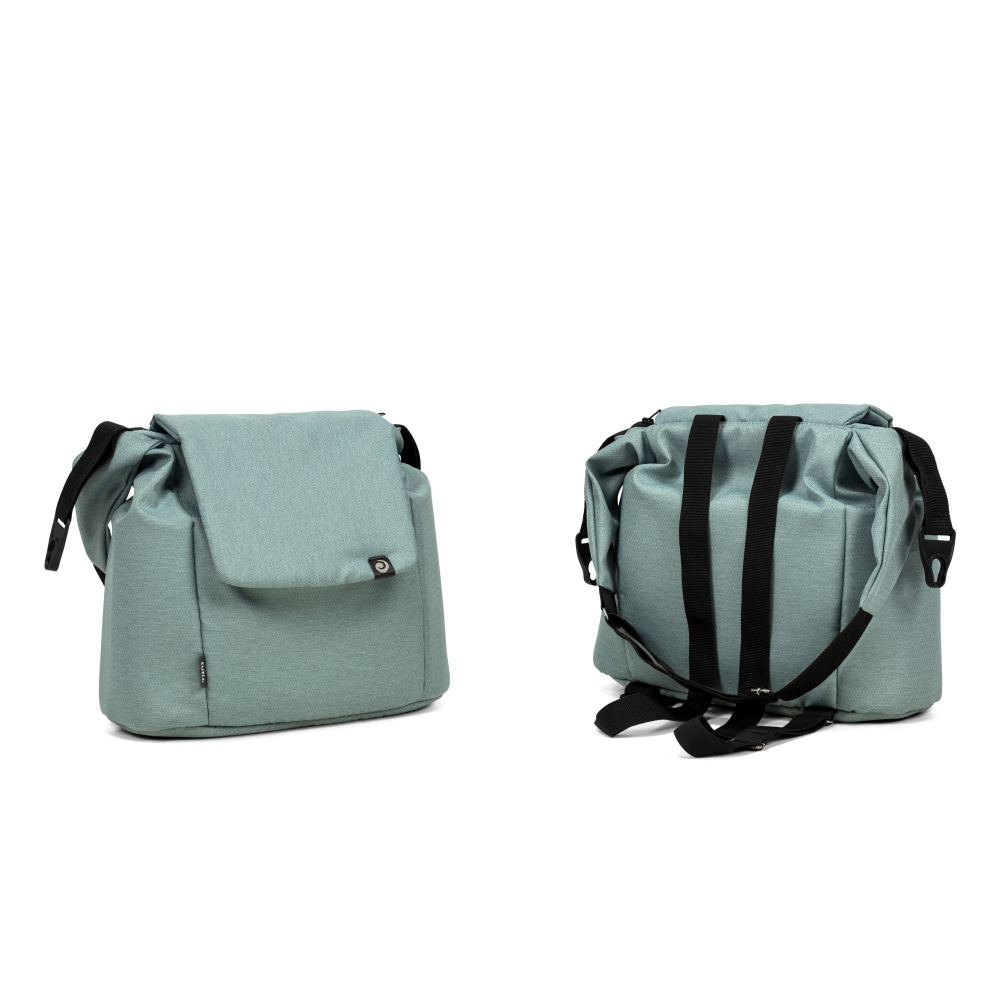 Carucior 2 in 1 Tutis Mio 3+ Turquoise 243 din piele, sezut reversibil, amortizoare duble, maner reglabil, accesorii incluse - 5