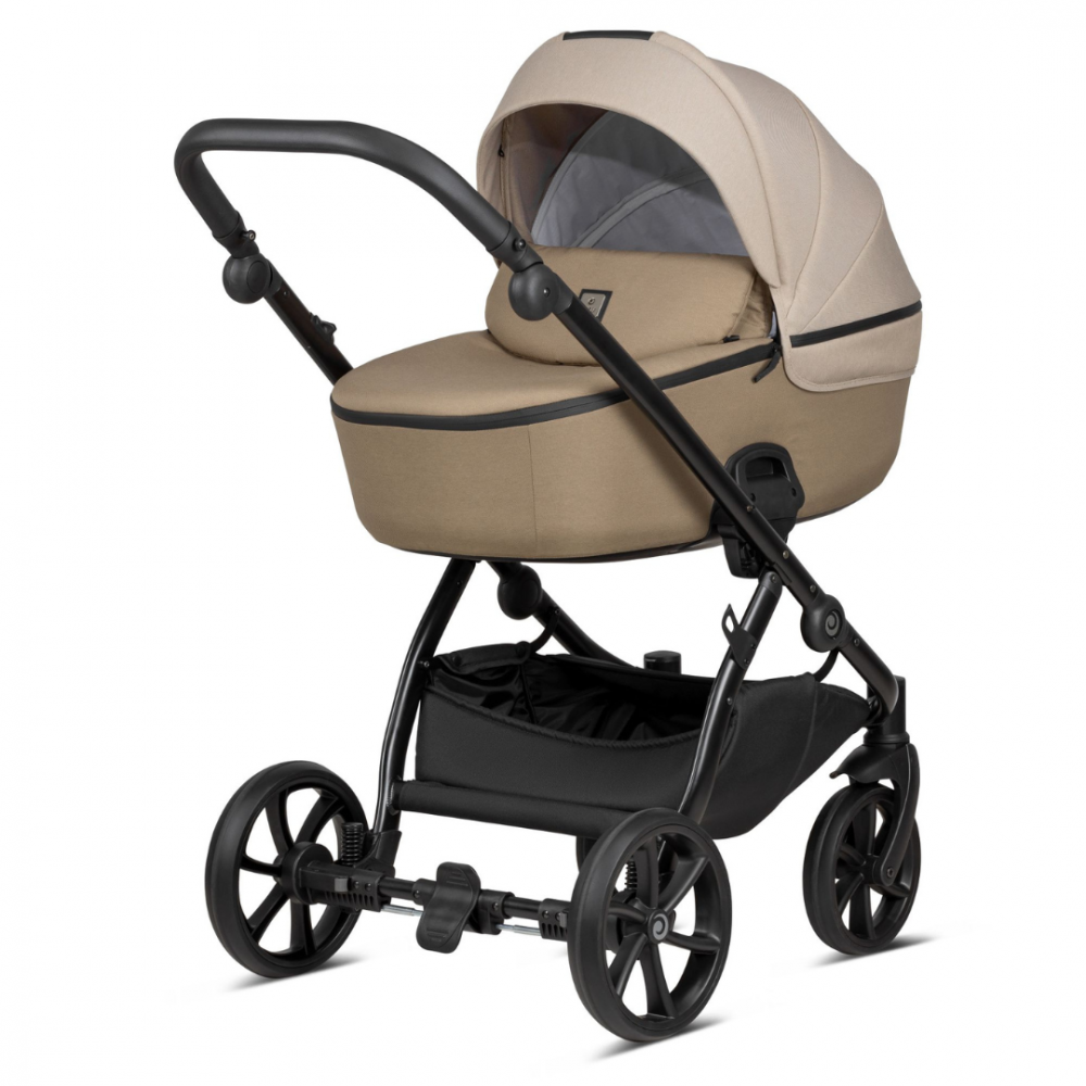 Carucior 2 in 1 Tutis Uno 5+ Cheteau grey 005 sezut reversibil, spatar reglabil, roti cu blocare, bara detasabila, accesorii incluse - 5