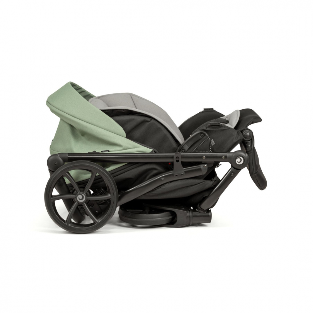 Carucior 2 in 1 Tutis Uno 5+ Matcha 037 sezut reversibil, spatar reglabil, roti cu blocare, bara detasabila, accesorii incluse - 7