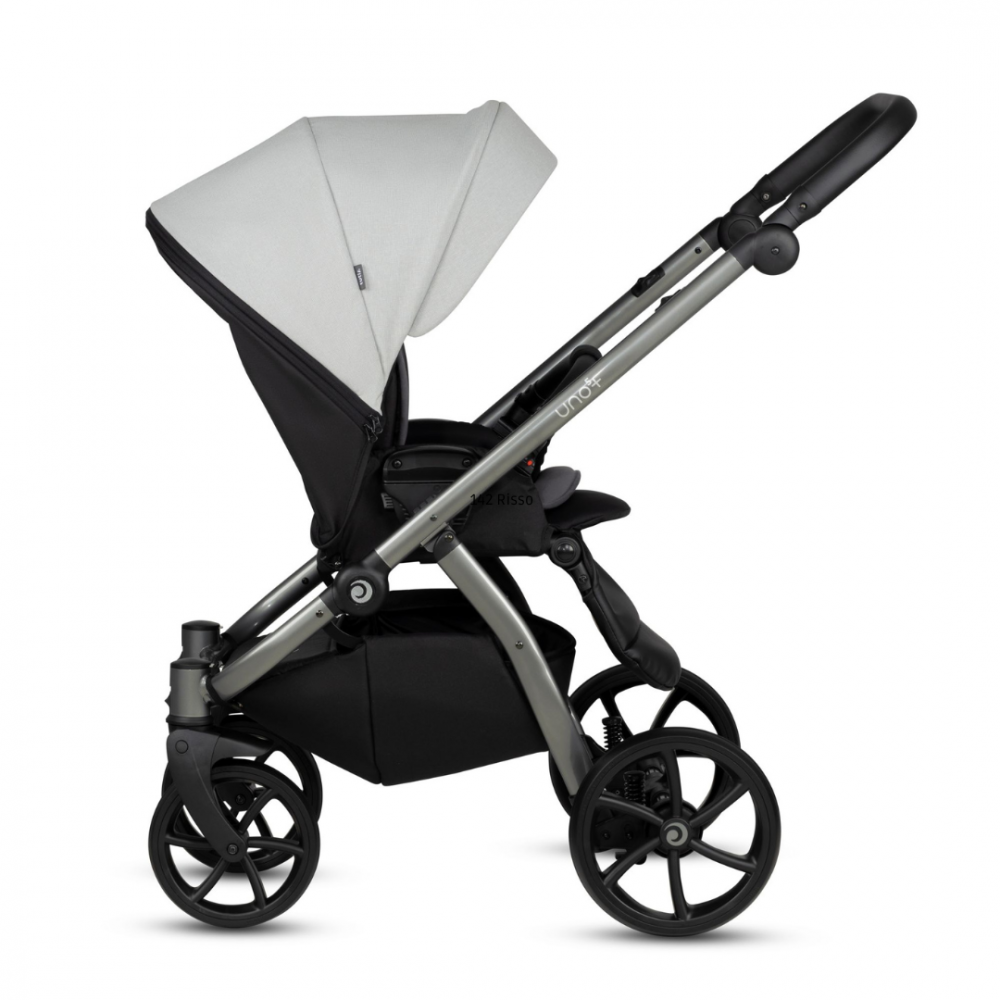 Carucior 2 in 1 Tutis Uno 5+ Risso 142 sezut reversibil, spatar reglabil, roti cu blocare, bara detasabila, accesorii incluse - 6