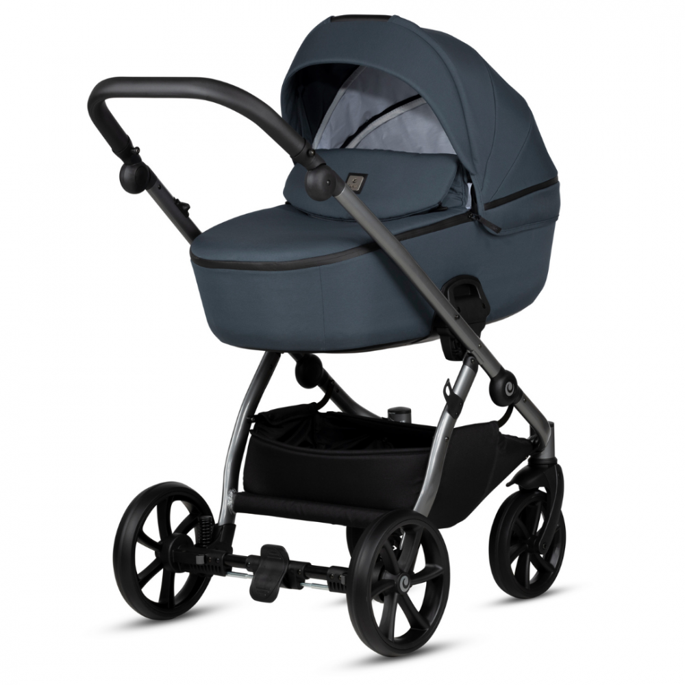 Carucior 2 in 1 Tutis Uno 5+ Marine 160 sezut reversibil, spatar reglabil, roti cu blocare, bara detasabila, accesorii incluse - 3