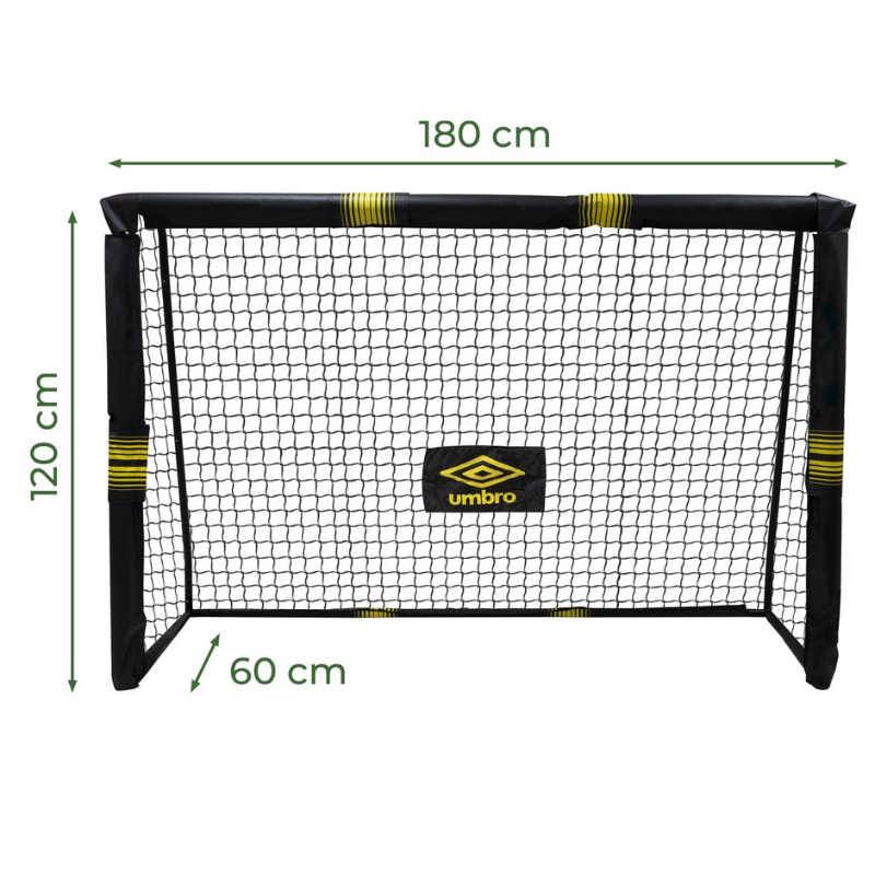Poarta de fotbal metalica Umbro 180x120x60 cm - 3