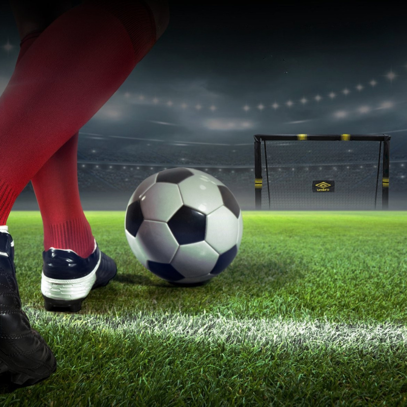Poarta de fotbal metalica Umbro 180x120x60 cm - 5