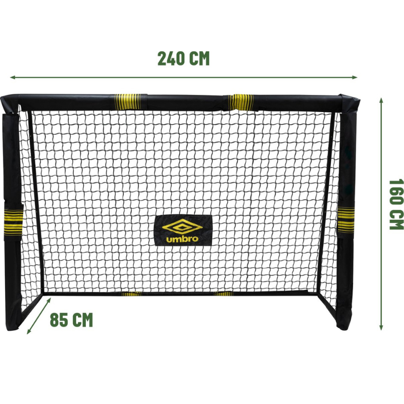 Poarta de fotbal metalica Umbro 240x160x85 cm