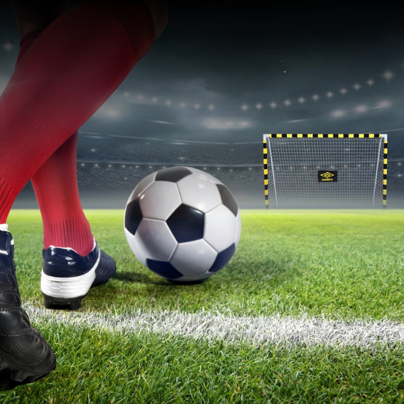 Poarta de fotbal metalica Umbro 300x200x90 cm