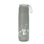 Termos din otel inoxidabil Nuvita Sage Green cu 2 recipiente interne 400 ml