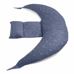 Perna pentru sarcina si alaptare Nuvita 12 in 1 Dreamwizard Blu Stella 024