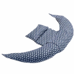 Perna pentru gravide Nuvita Dreamwizard Blue din bumbac