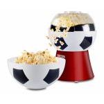 Aparat de facut popcorn cu aer cald, 1200 W, 270 ml, design fotbal, rou/alb Beper