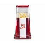 Aparat de facut popcorn cu aer cald Beper 90.590Y, 1200 W, 260 ml, design compact, retenie de caldura, rou/alb