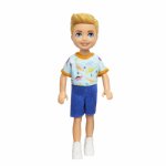 Papusa Barbie Chelsea baiat blond cu ochi albastrii