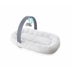 Babynest cu bara de jucarii BabyJem Gri