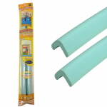 Set 2 benzi protectie muchii si margini Car Boy Safety din spuma verde pastel 37x900x31x9 mm