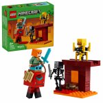 Batalie deasupra lavei in Nether Lego Minecraft