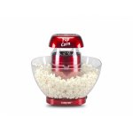 Masina de floricele cu aer cald Beper P101CUD052, 1200W, Pana la 80 g de porumb, Bol incorporat, Rou