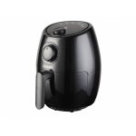 Friteuza cu aer cald Beper, aluminiu cu invelis non-stick, negru