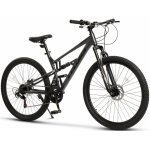 Bicicleta MTB-Full Suspension Velors Trail 2.7 V27271D Gri/Negru, roti 27,5 inch, greutate suportata 120 Kg, inaltime utilizator 160-175 cm