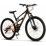 Bicicleta MTB-Full Suspension Velors Trail 2.7 V27271D Negru/Portocaliu, roti 27,5 inch, greutate suportata 120 Kg, inaltime utilizator 160-175 cm
