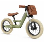 Bicicleta copii fara pedale Berg Biky Retro Green 12 inch, anvelope pneumatice, scaun reglabil pe inaltime 32-45 cm, inaltime utilizator 90-120 cm, greutate maxima utilizator 30 kg, varsta 2,5-5 ani
