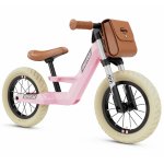 Bicicleta copii fara pedale Berg Biky Retro Pink 12 inch, anvelope pneumatice, scaun reglabil pe inaltime 32-45 cm, inaltime utilizator 90-120 cm, greutate maxima utilizator 30 kg, varsta 2,5-5 ani