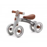 Bicicleta de echilibru pentru copii, Adamex Welly, cu 4 roti, 3 moduri de iluminare LED in ghidon, testata EN71, Caramel Grey