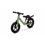 Bicicleta de echilibru fara pedale pentru copii Toyz Exter Green,Roti gonflabile,Sa confortabila din piele cu inaltime reglabila,Protectie noroi,Manere antiderapante,De la 3ani sau maxim 30kg