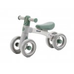 Bicicleta de echilibru pentru copii, Adamex Welly, cu 4 roti, 3 moduri de iluminare LED in ghidon, testata EN71, Grey Mint