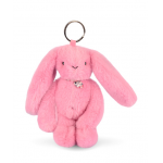 Breloc accesoriu Doudou iepuras 18 cm roz